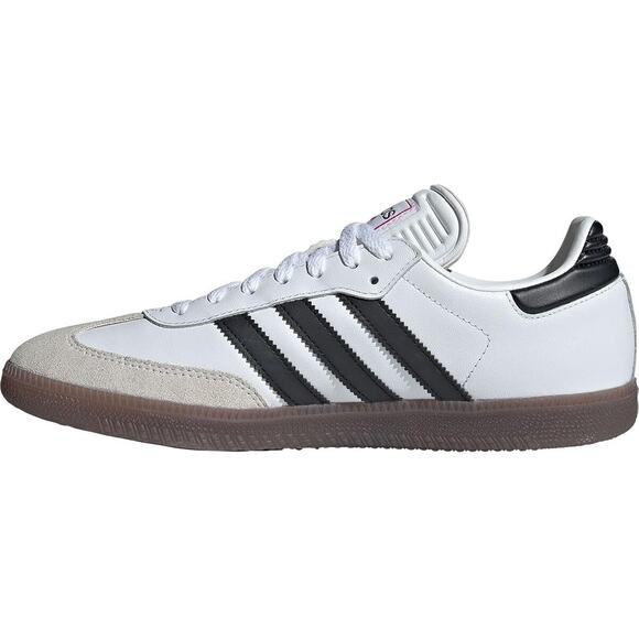 NWT adidas Samba Indoor Shoes White/Black/Vivid Red Men’s 7.5 - Picture 2 of 6